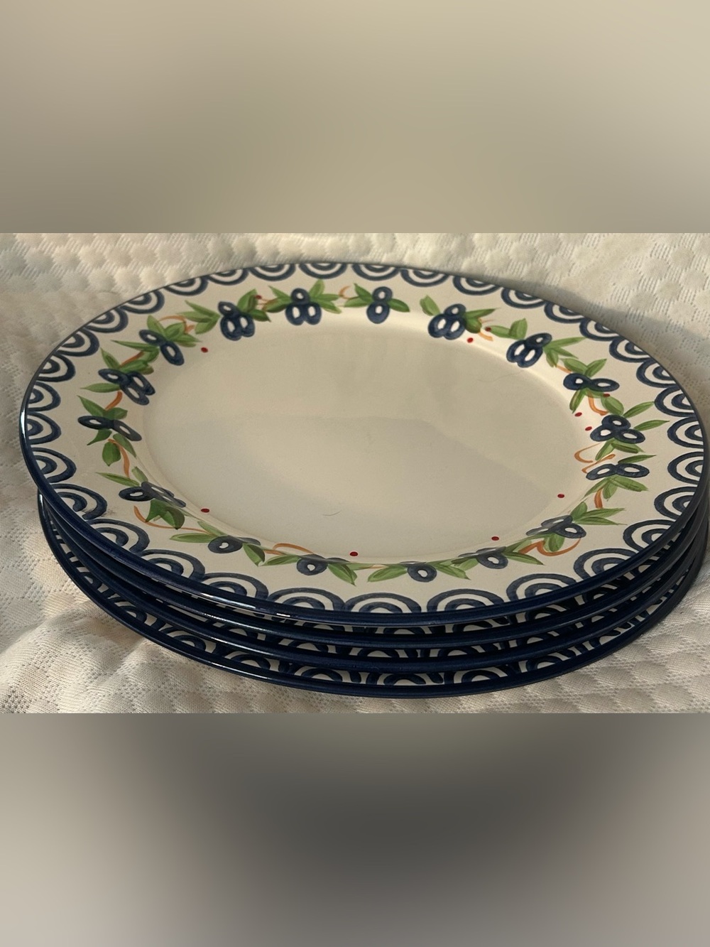 Vintage Pfaltzgraff Sommersby Dinner Plates (Set of 4)